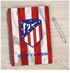 School*Atlético de Madrid A5 CREST NOTEBOOK