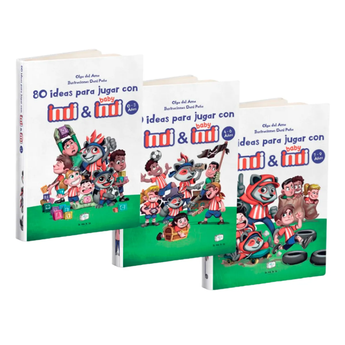School*Atlético de Madrid Box books 80 ideas to play with Indi and Baby Indi