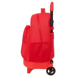 School|Bags And Backpacks*Atlético de Madrid Crest Stripes Removable Compact Trolley Backpack