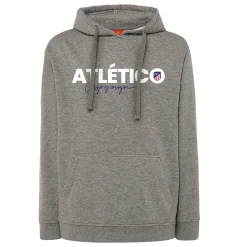 Hoodies*Atlético de Madrid GRAY COURAGE AND HEART SWEATSHIRT