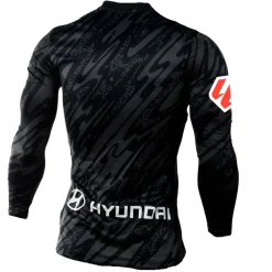 Kids*Atlético de Madrid Kids black goalkeeper 24/25 long sleeve jersey