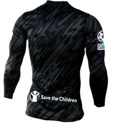 Kids*Atlético de Madrid Kids black goalkeeper 24/25 long sleeve jersey