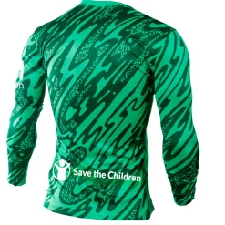 Kids*Atlético de Madrid Kids green goalkeeper 24/25 long sleeve jersey