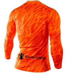 Kids*Atlético de Madrid Kids orange goalkeeper 24/25 long sleeve jersey