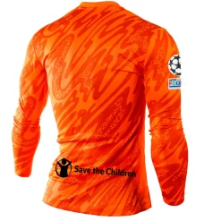 Kids*Atlético de Madrid Kids orange goalkeeper 24/25 long sleeve jersey