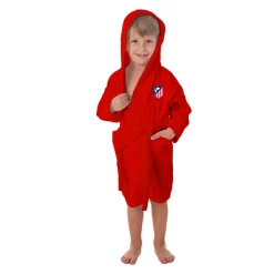 Home*Atlético de Madrid Kids Red Crest Robe