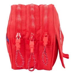 School*Atlético de Madrid Large Triple Crest Stripes Pencil Case