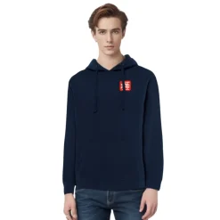 Hoodies*Atlético de Madrid NAVY PATCH SWEATSHIRT
