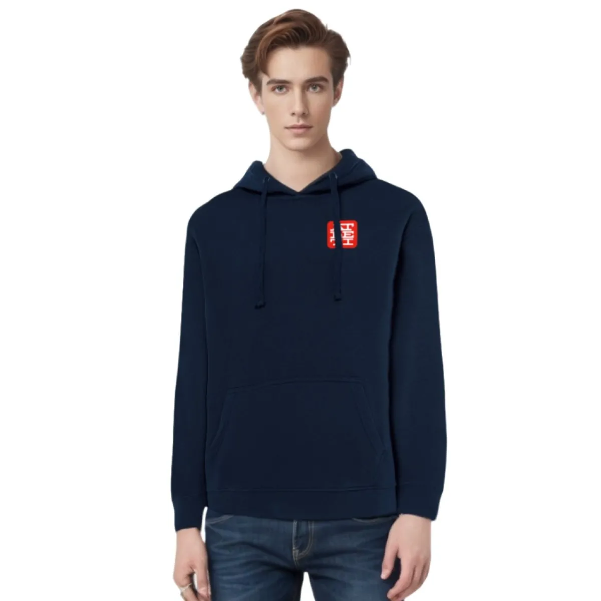 Hoodies*Atlético de Madrid NAVY PATCH SWEATSHIRT
