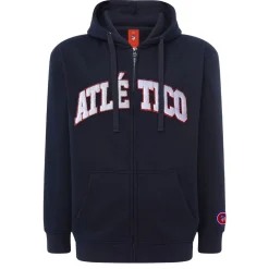 Hoodies*Atlético de Madrid NAVY ZIPPER JACKET