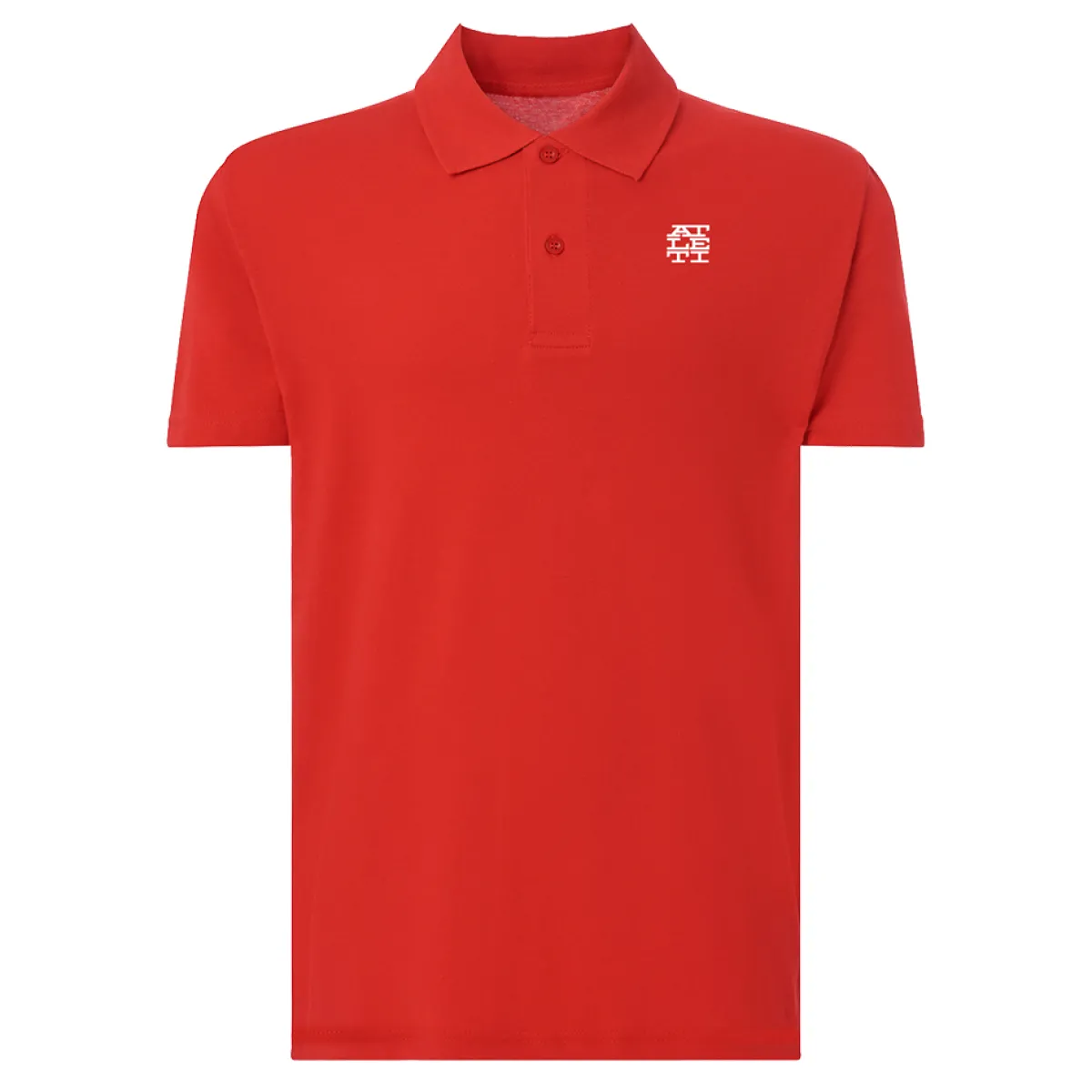 T-shirts And Polos*Atlético de Madrid RED EMBROIDERED PATCH POLO