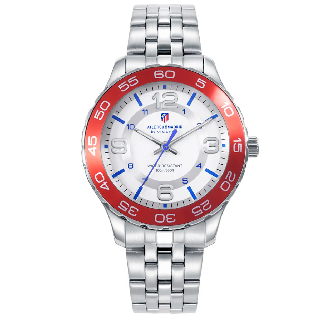 Watches And Bracelets*Atlético de Madrid Steel Watch with Red Dial