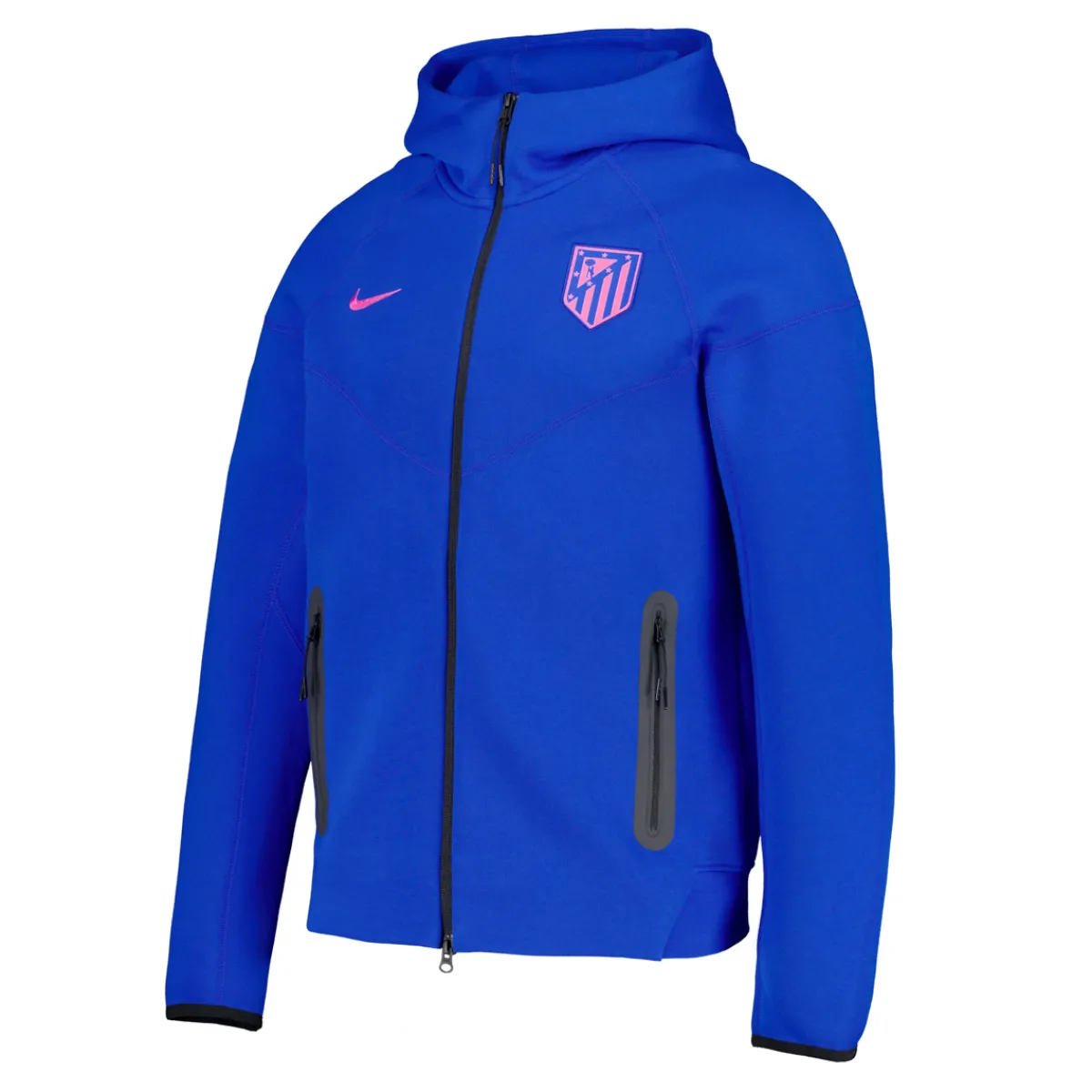 Hoodies*Atlético de Madrid UEFA Tech Fleece Jacket Blue